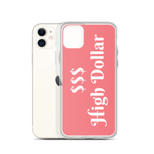 Load image into Gallery viewer, High Dollar Pink and White iPhone Case