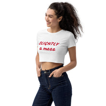Load image into Gallery viewer, SLIGHTLY a mess Organic Crop Top