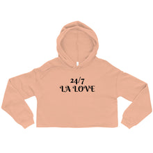 Load image into Gallery viewer, 24/7 LA LOVE Crop Hoodie