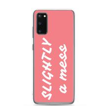 Load image into Gallery viewer, SLIGHTLY a mess Pink and White Samsung Case
