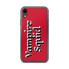 Load image into Gallery viewer, Vampire Squid "Blood Red" iPhone Case
