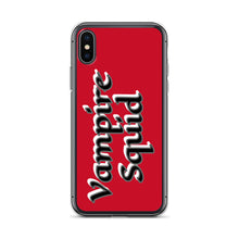 Load image into Gallery viewer, Vampire Squid "Blood Red" iPhone Case
