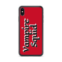 Load image into Gallery viewer, Vampire Squid "Blood Red" iPhone Case
