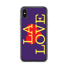 Load image into Gallery viewer, LA LOVE I (Purple) iPhone Case
