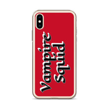 Load image into Gallery viewer, Vampire Squid "Blood Red" iPhone Case
