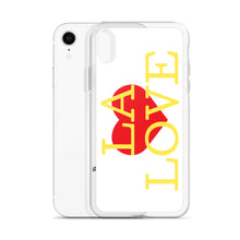 Load image into Gallery viewer, LA LOVE I White iPhone Case
