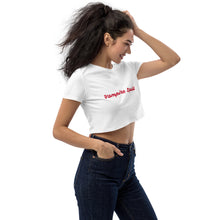 Load image into Gallery viewer, Vampire Squid "Blood Red" Organic Crop Top
