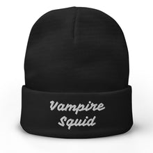 Load image into Gallery viewer, Vampire Squid Embroidered Beanie
