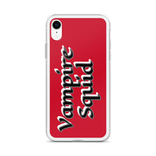 Load image into Gallery viewer, Vampire Squid "Blood Red" iPhone Case
