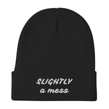 Load image into Gallery viewer, SLIGHTLY a mess Embroidered Beanies
